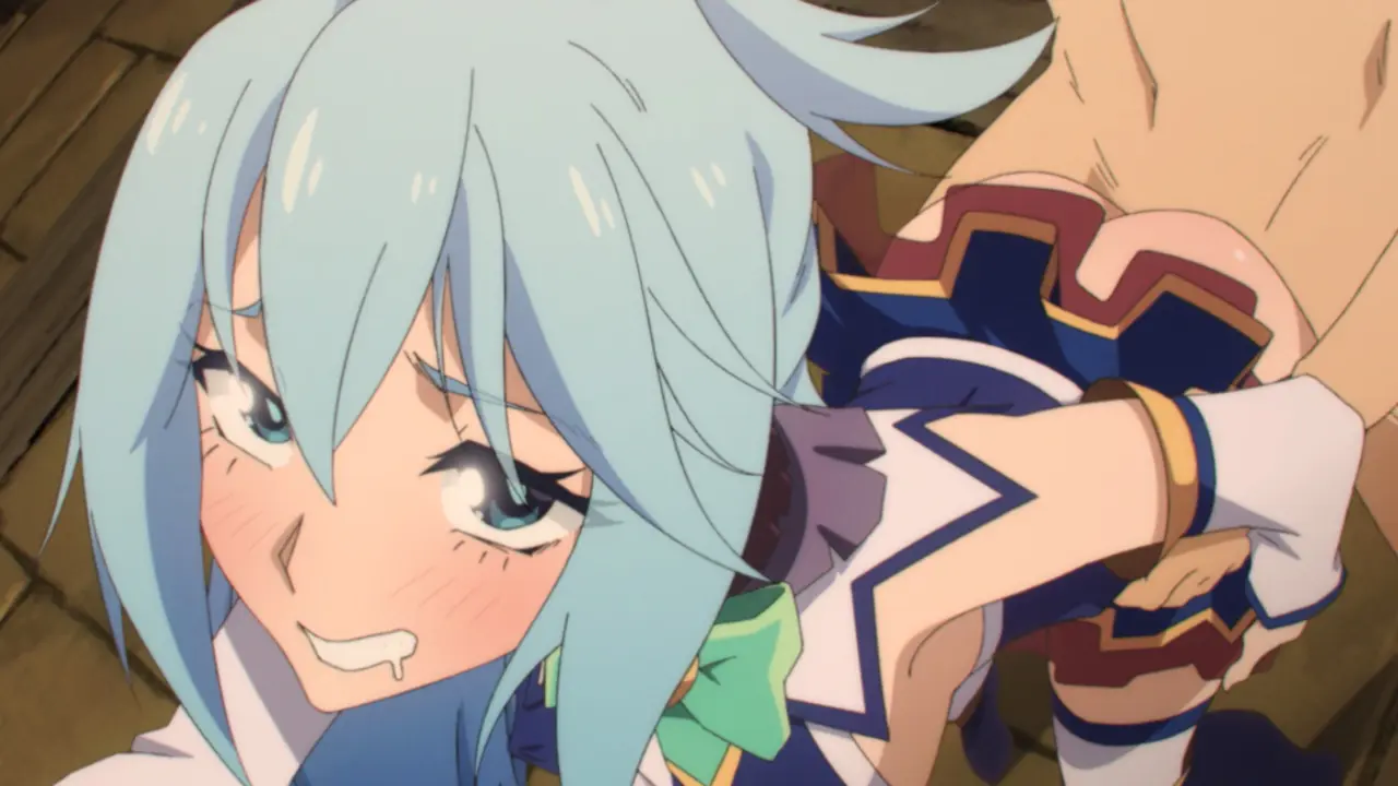 aqua hentai animation konosuba jellymation