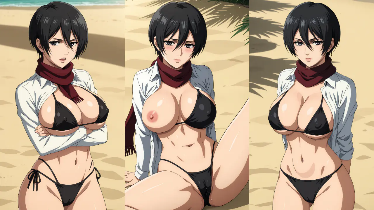 mikasa bikini hentai gallery aindroid shingeki no kyojin