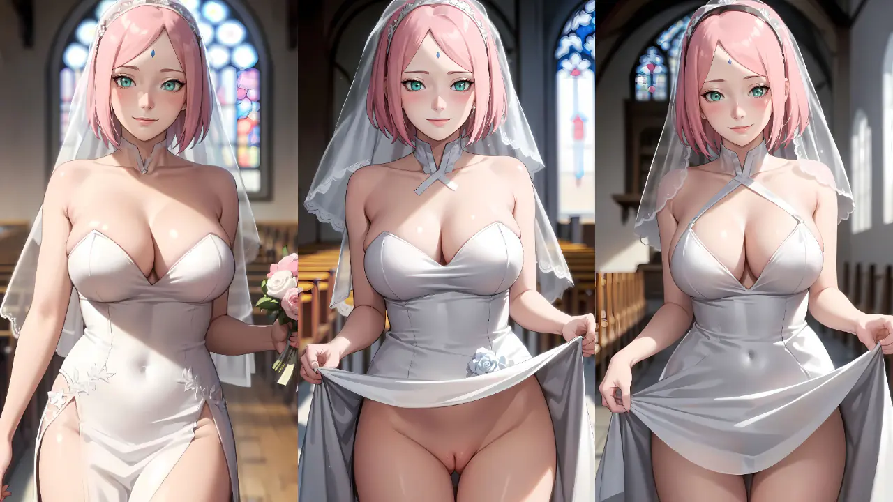 sakura haruno wedding dress hentai gallery lewdcreationai boruto